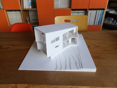 建築模型を作りました！！