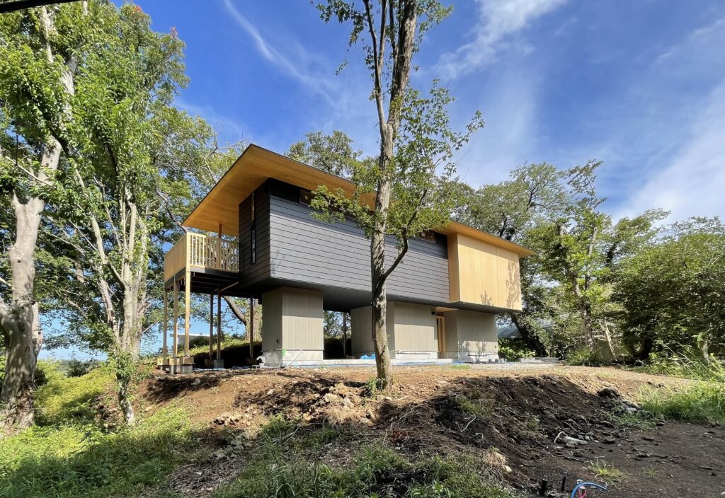 施工中物件　伊東市の別荘